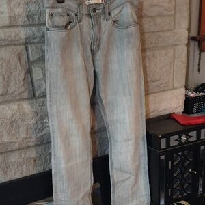 Levi's Gray Straight Jeans Classic Fit